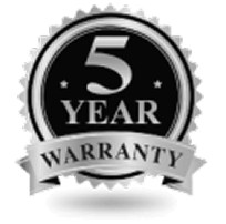 5 Year Warranty